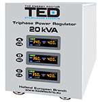 STABILIZATOR TENSIUNE TRIFAZAT SERVO 20KVA