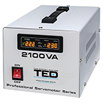 STABILIZATOR TENSIUNE SERVOMOTOR 2100VA TED ELECTRIC