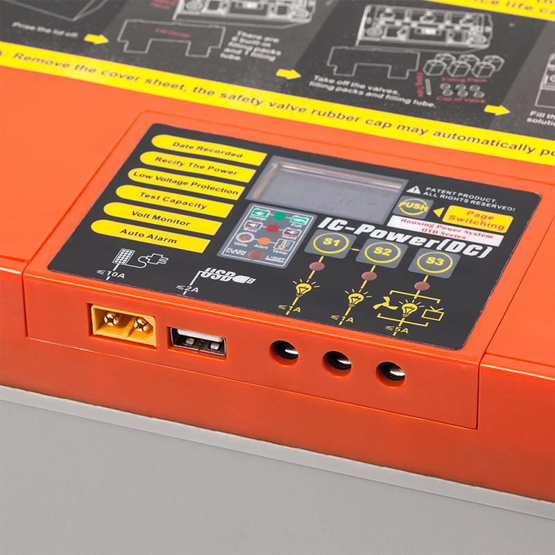 ACUMULATOR GEL DEEP CYCLE AFISAJ 12V 100AH