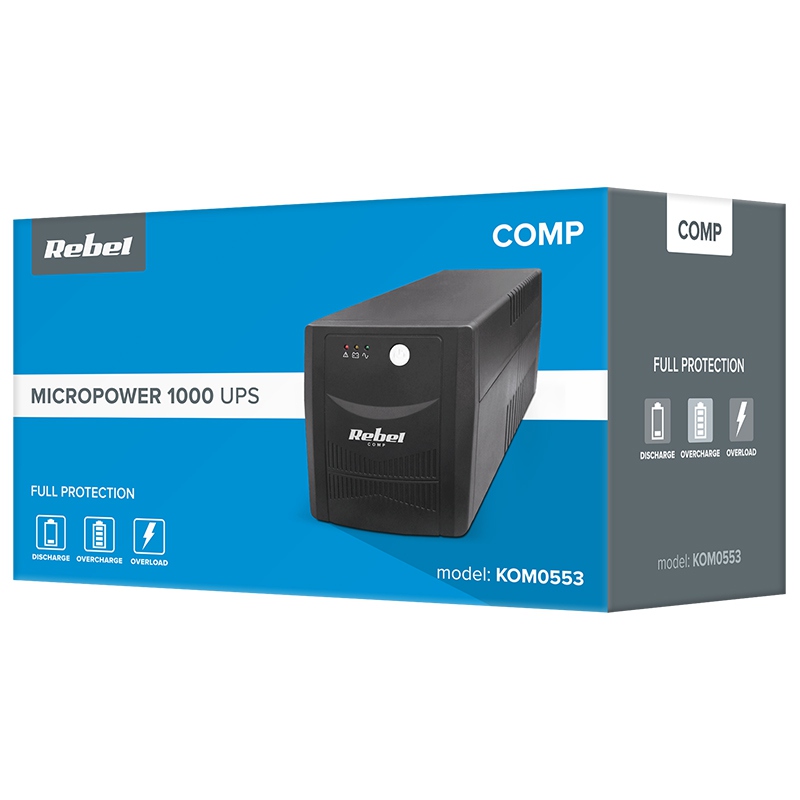 UPS MICROPOWER 1000 (1000VA/600W) REBEL