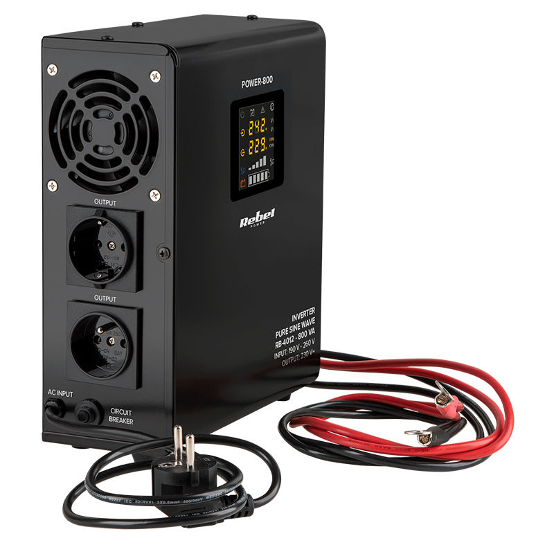UPS CENTRALE SINUS PUR 800VA 500W 12V REBEL