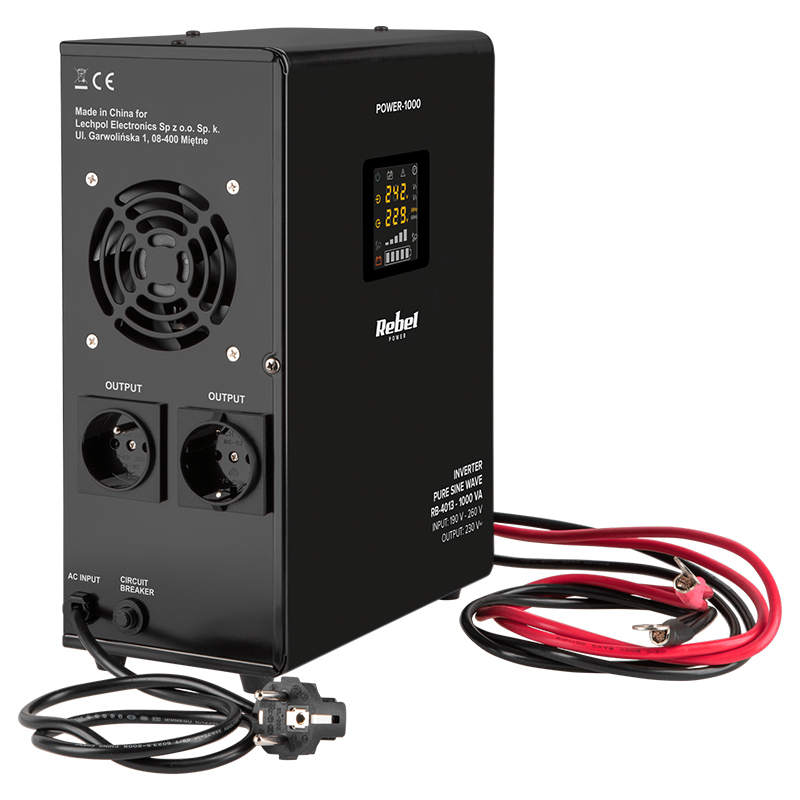 UPS CENTRALE SINUS PUR 1000VA 700W 12V REBEL