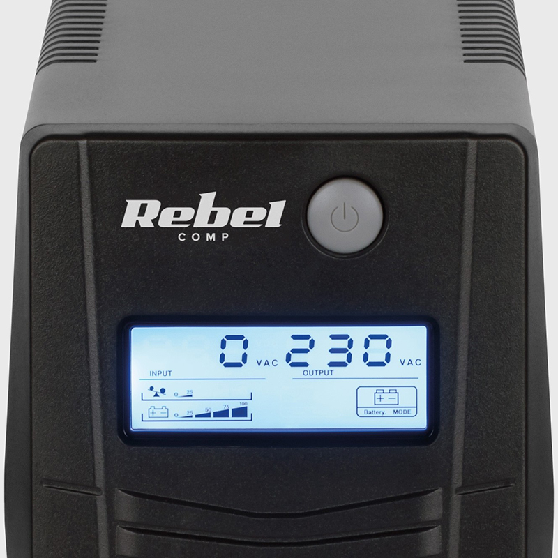 UPS OFFLINE NANOPOWER PLUS 650 (650VA/360W) REBEL