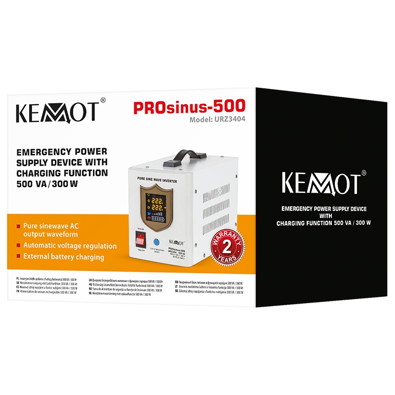 UPS CENTRALE TERMICE SINUS PUR 300W 12V KEMOT