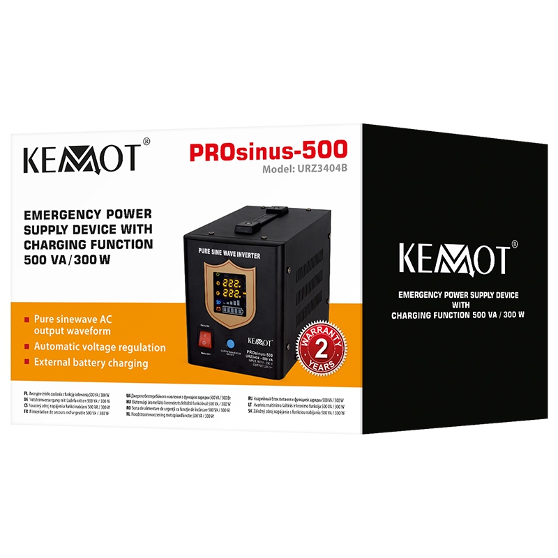 UPS CENTRALE TERMICE SINUS PUR 300W 12V KEMOT