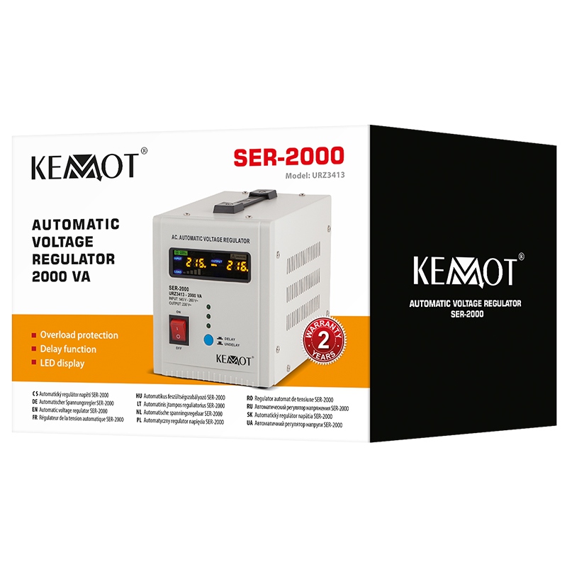 STABILIZATOR TENSIUNE AUTOMAT 2000VA KEMOT