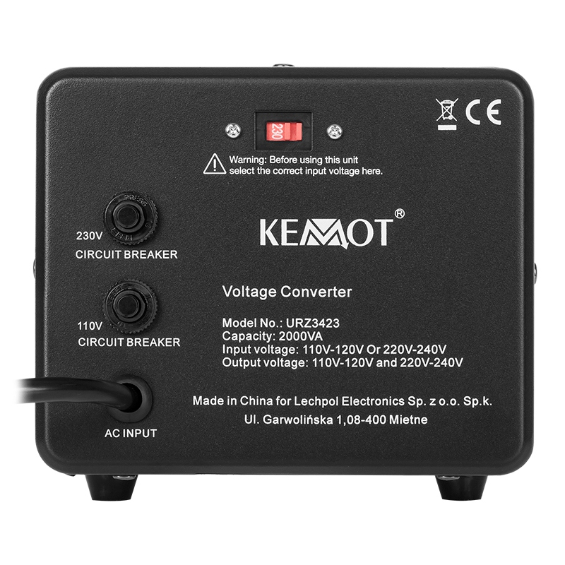 CONVERTOR TENSIUNE 1600W 2000VA KEMOT