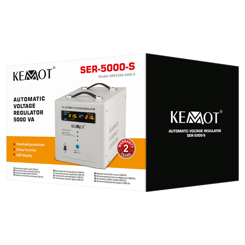 STABILIZATOR TENSIUNE AUTOMAT 5000VA KEMOT