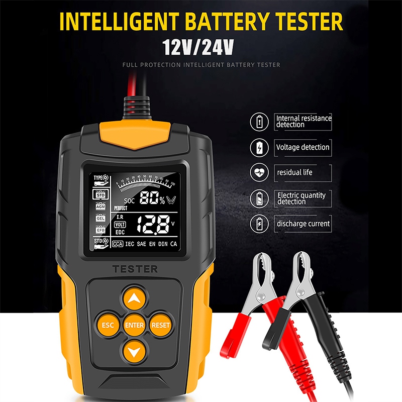 TESTER DIGITAL ACUMULATORI 12V / 24V